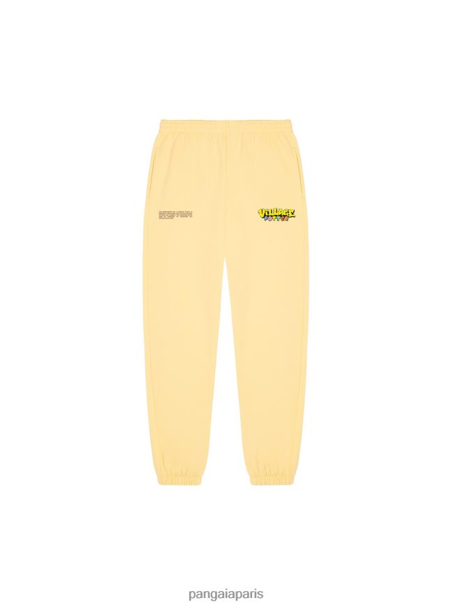 bouton d'or jaune Pangaia vêtements femmes DH84F0358 pantalon de jogging x roberto lugo 365