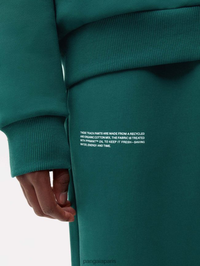 feuillage vert Pangaia vêtements femmes DH84F0330 pantalon de survêtement signature