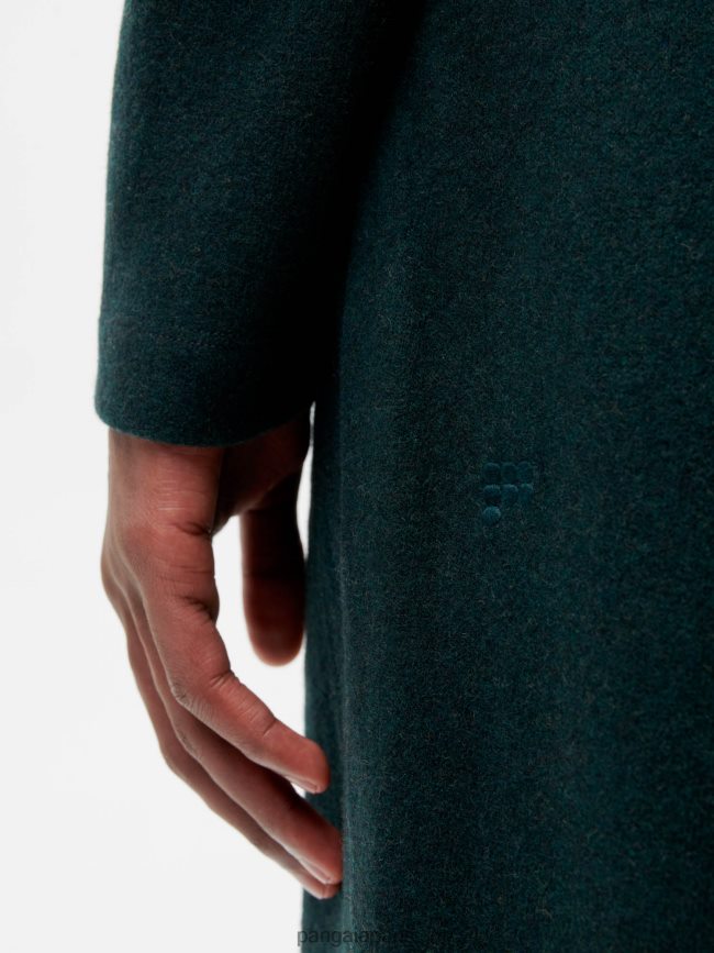 feuillage vert Pangaia vêtements femmes DH84F0355 pantalon de jogging ample en jersey de laine recyclée