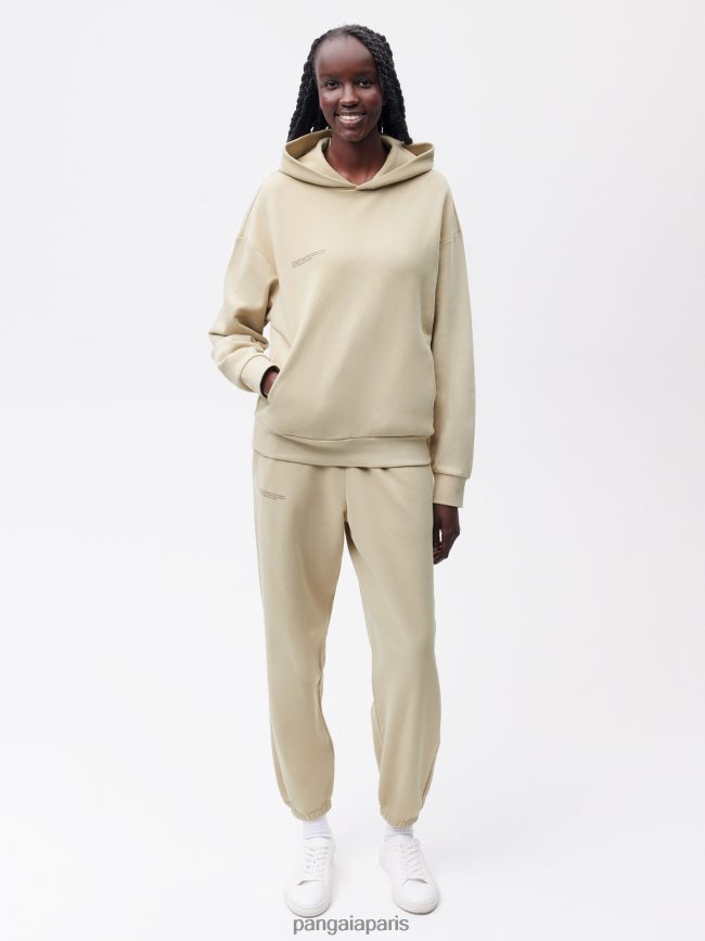 maitake beige Pangaia vêtements femmes DH84F0335 pantalon de survêtement 365 - hazel amp