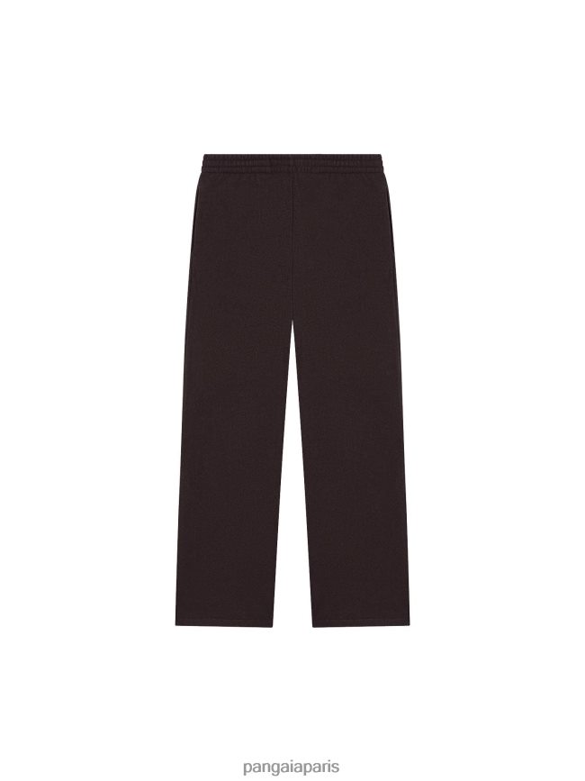 marron Pangaia vêtements femmes DH84F0327 pantalon de jogging ample en jersey de laine recyclée
