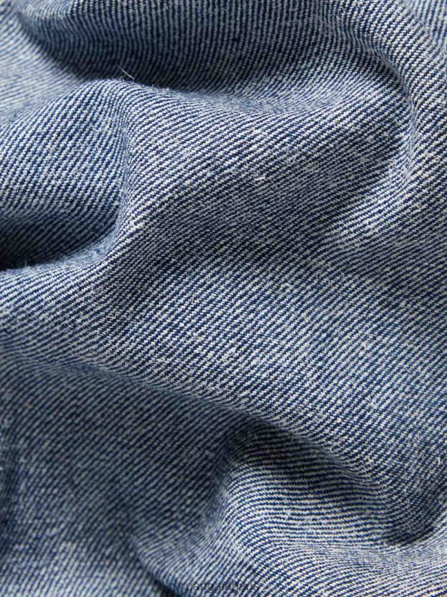 mi-lavage Pangaia vêtements femmes DH84F0373 jean taille haute en denim ortie