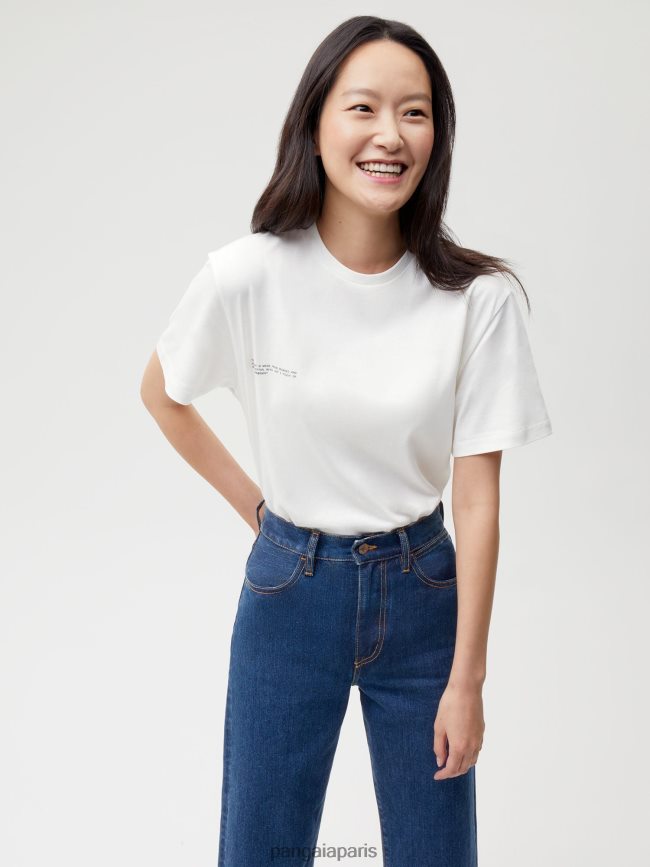 mi-lavage Pangaia vêtements femmes DH84F0373 jean taille haute en denim ortie