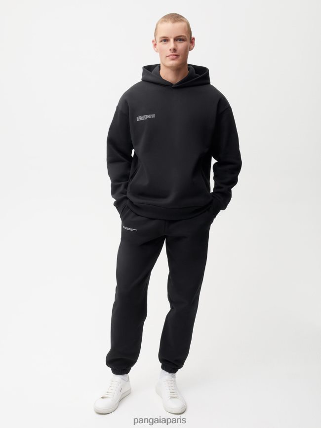 noir Pangaia vêtements femmes DH84F0304 pantalon de survêtement signature