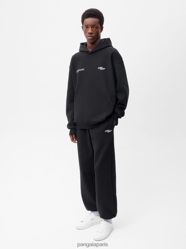 noir Pangaia vêtements femmes DH84F0324 pantalon de survêtement x victor victor signature