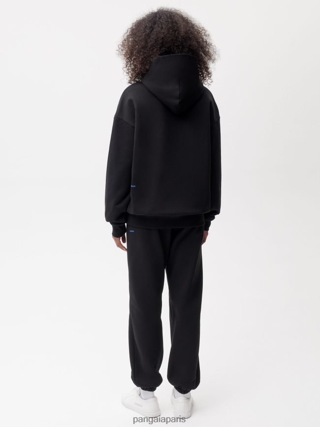 noir Pangaia vêtements femmes DH84F0331 pantalon de survêtement en coton in conversion