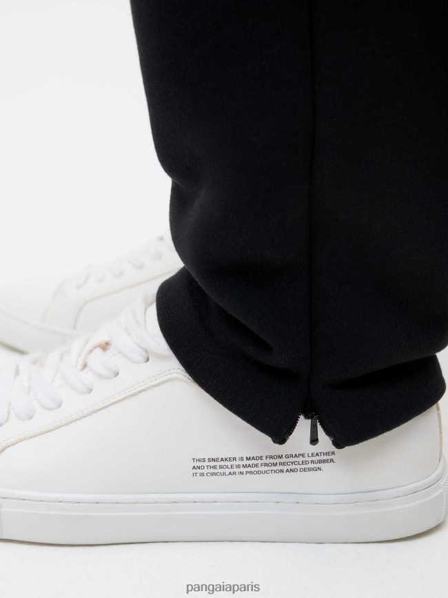 noir Pangaia vêtements femmes DH84F0345 pantalon de jogging fuselé en coton recyclé