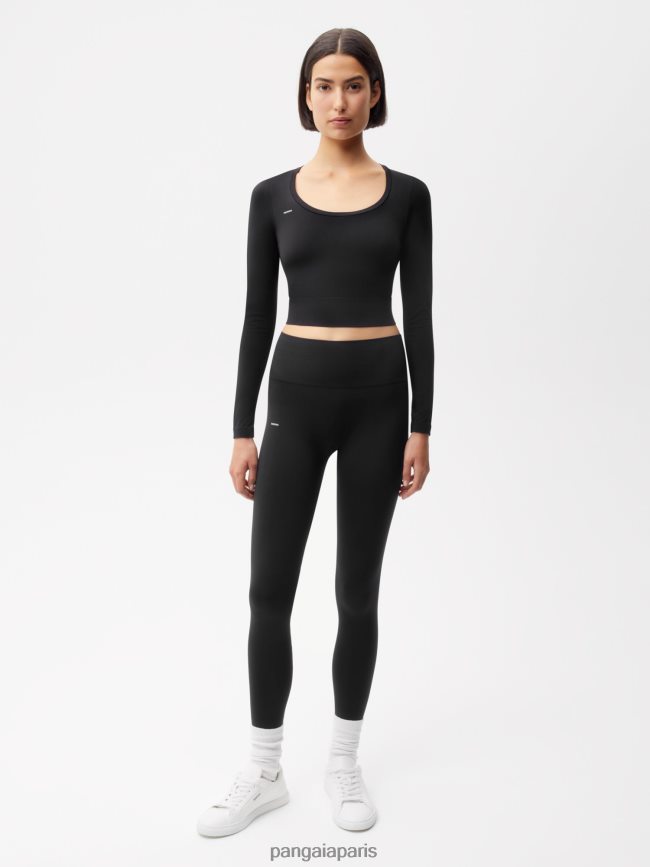 noir Pangaia vêtements femmes DH84F0379 mouvement leggings