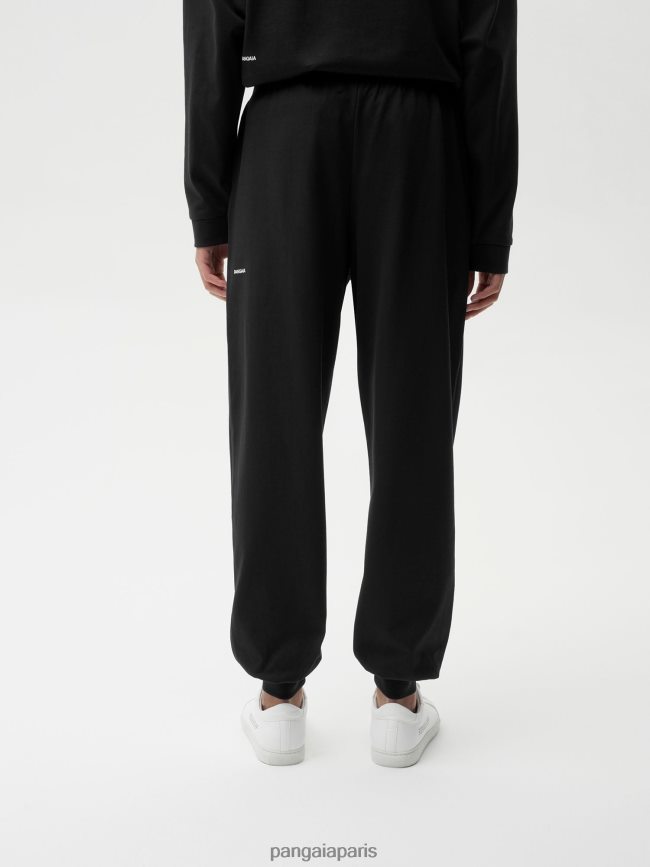 noir Pangaia vêtements femmes DH84F0439 pantalon loungewear en coton bio avec c-fiber