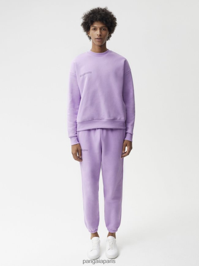 orchidée violette Pangaia vêtements femmes DH84F0302 pantalon de survêtement signature