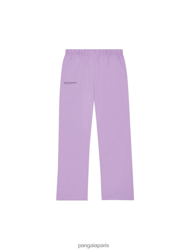 orchidée violette Pangaia vêtements femmes DH84F0440 pantalon de survêtement d'intérieur en coton bio