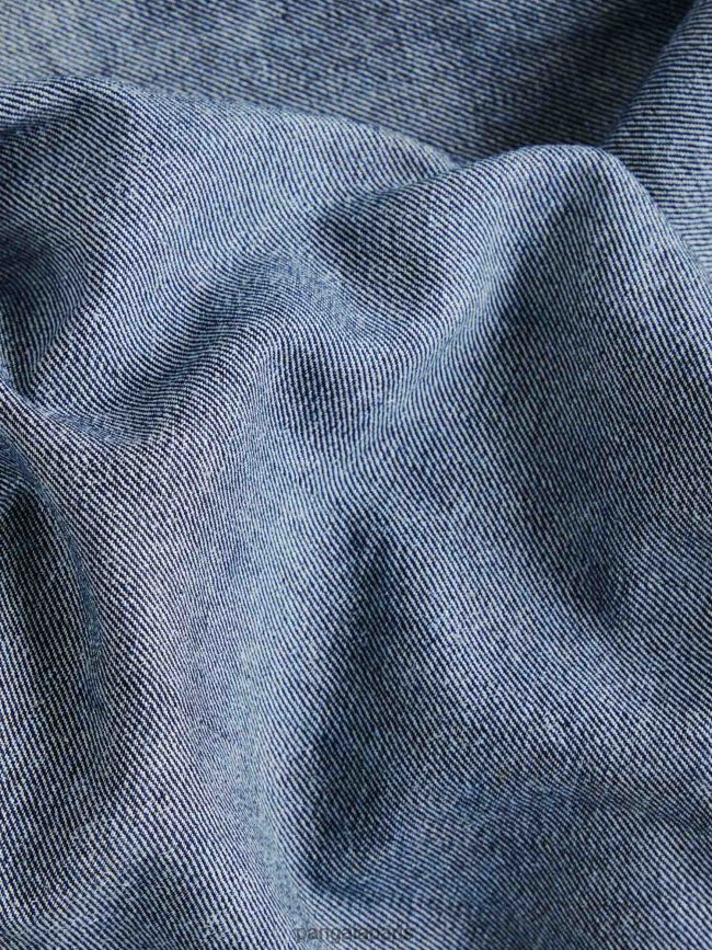 rincer laver Pangaia vêtements femmes DH84F0382 jean droit en denim ortie