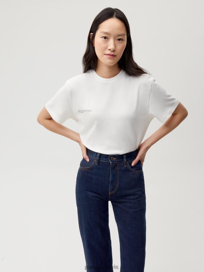 rincer laver Pangaia vêtements femmes DH84F0383 jean taille haute en denim ortie