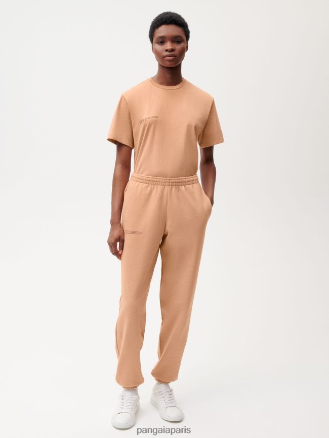 rooïbos rouge Pangaia vêtements femmes DH84F0363 pantalon de survêtement à teinture alimentaire