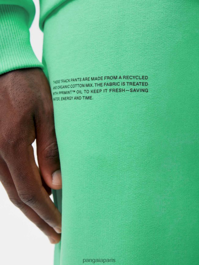 vert menthe Pangaia vêtements femmes DH84F0310 pantalon de survêtement signature