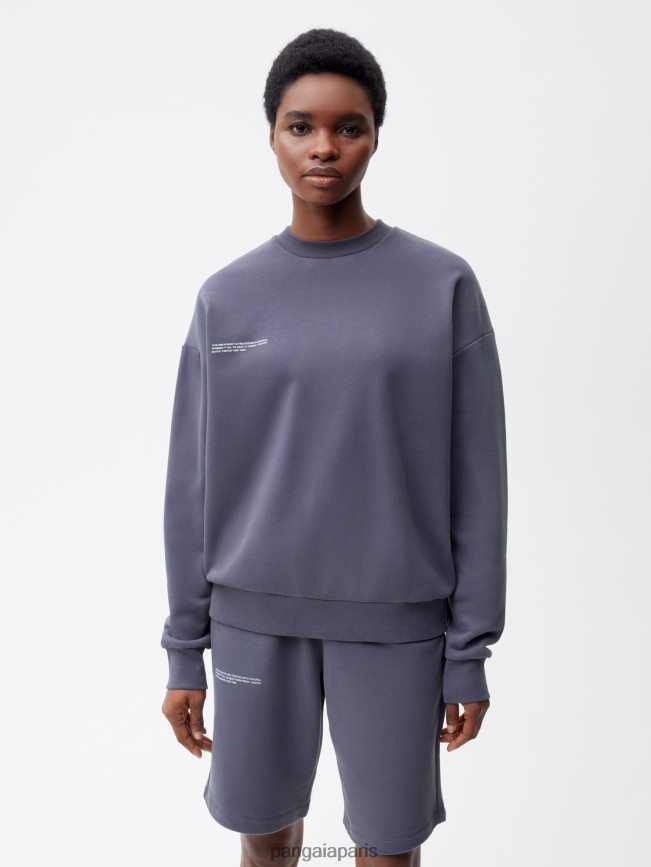 bleu ardoise Pangaia vêtements femmes DH84F090 365 sweat