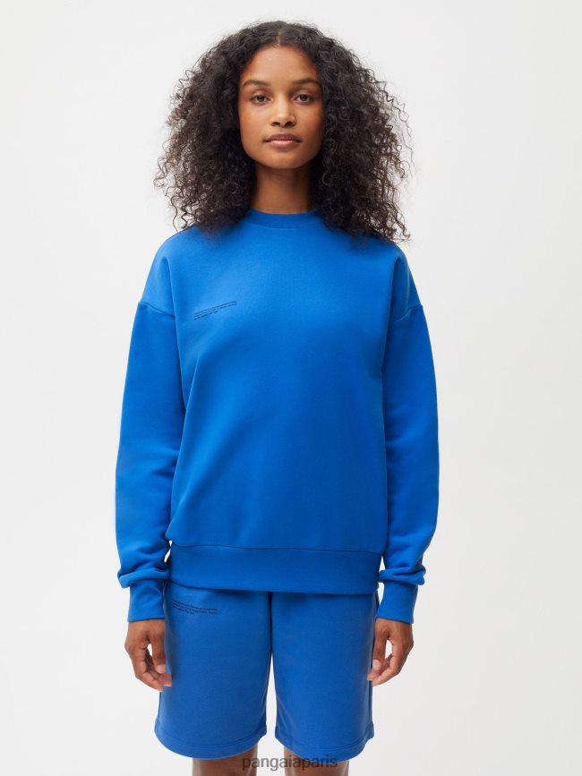 bleu cobalt Pangaia vêtements femmes DH84F0106 365 sweat