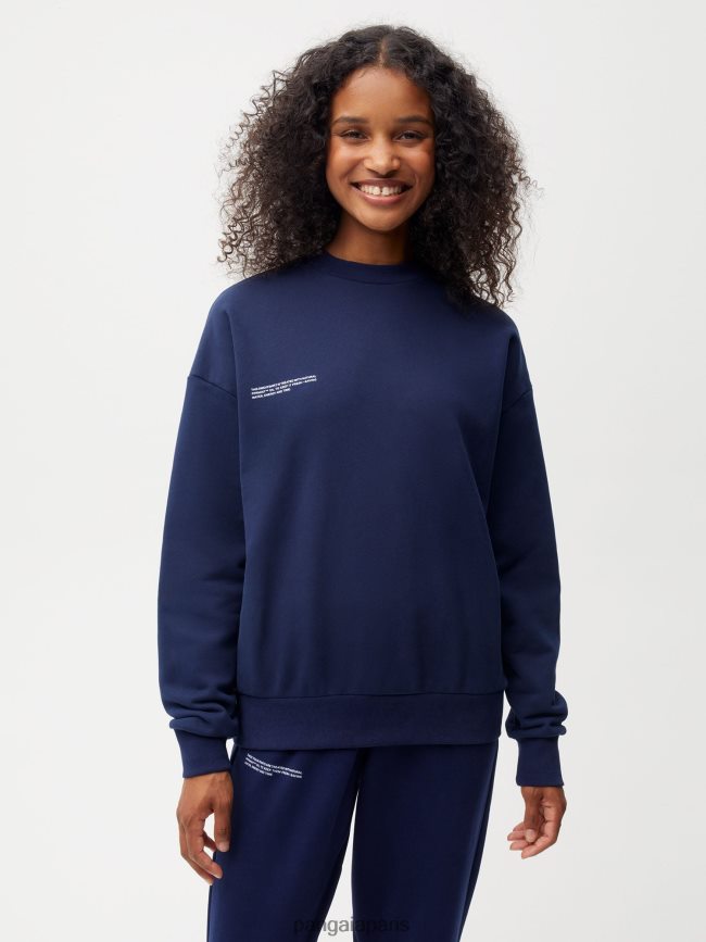 bleu marine Pangaia vêtements femmes DH84F076 365 sweat