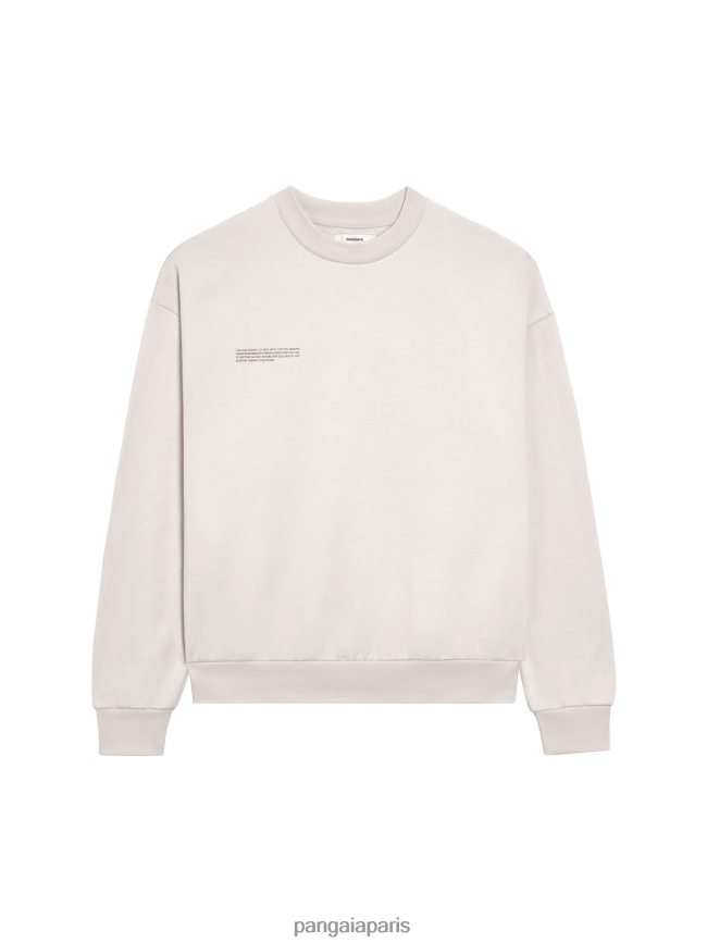 coton blanc Pangaia vêtements femmes DH84F080 sweat-shirt en coton en conversion