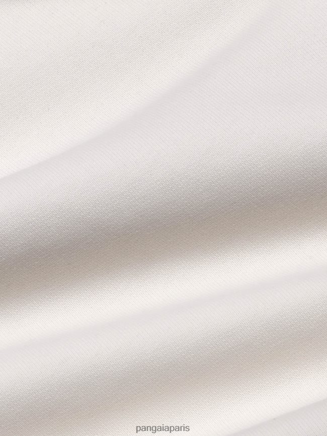 coton blanc Pangaia vêtements femmes DH84F080 sweat-shirt en coton en conversion