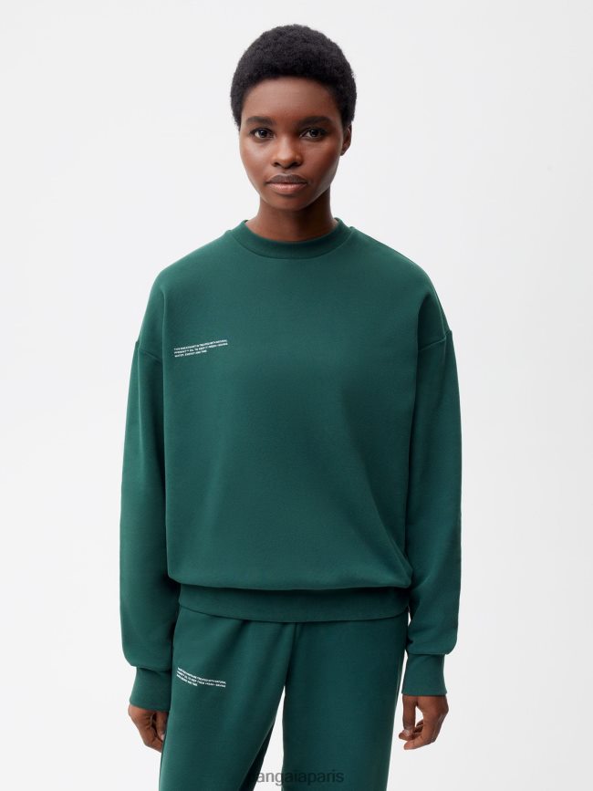 feuillage vert Pangaia vêtements femmes DH84F089 365 sweat