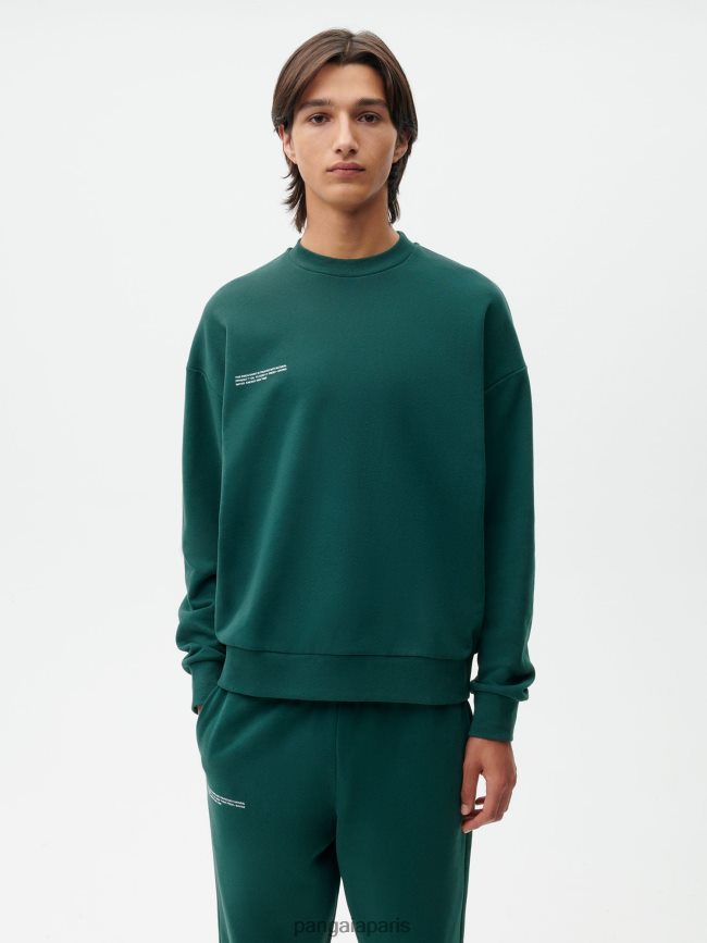 feuillage vert Pangaia vêtements femmes DH84F089 365 sweat