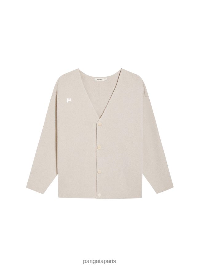 gruau Pangaia vêtements femmes DH84F0103 cardigan en cachemire recyclé