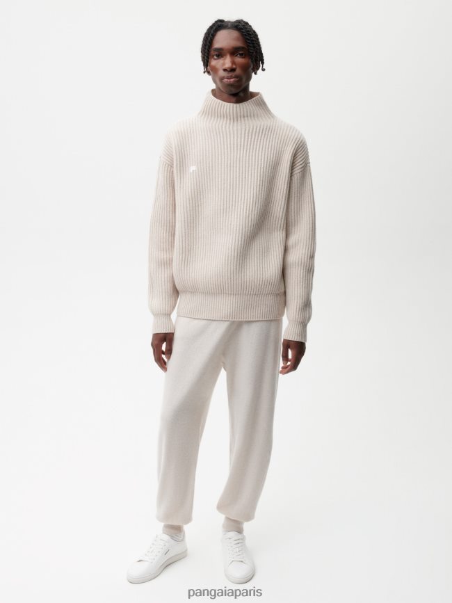 gruau Pangaia vêtements femmes DH84F085 entonnoir en cachemire recyclé - pull à col