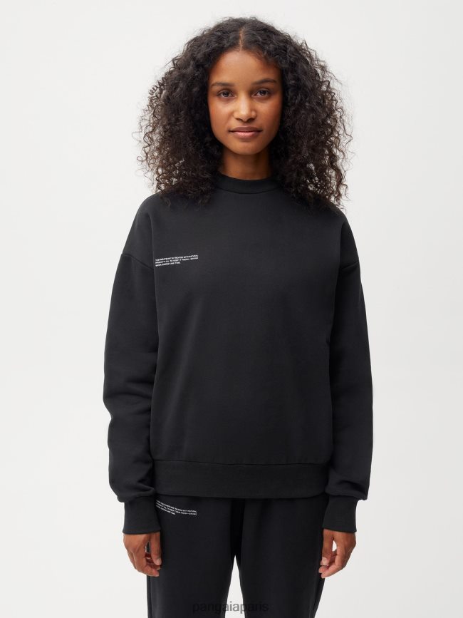 noir Pangaia vêtements femmes DH84F074 365 sweat