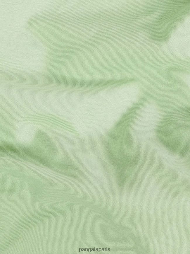 pistache Pangaia vêtements femmes DH84F0268 short cargo en coton bio mélangé