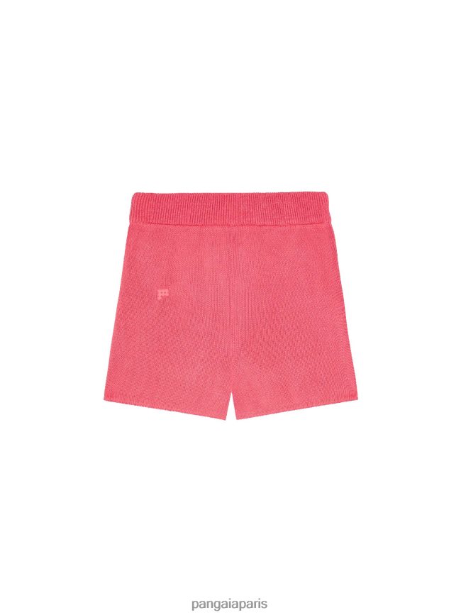 rose lotus Pangaia vêtements femmes DH84F0278 short en tricot