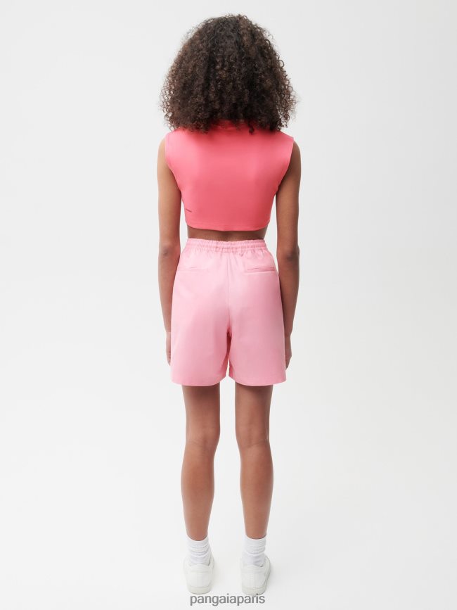 rose sakura Pangaia vêtements femmes DH84F0267 short long ananas