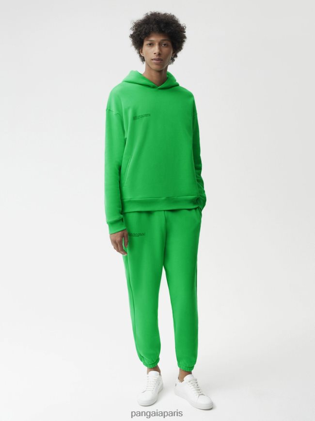 Vert Jade Pangaia vêtements femmes DH84F021 sweat à capuche signature