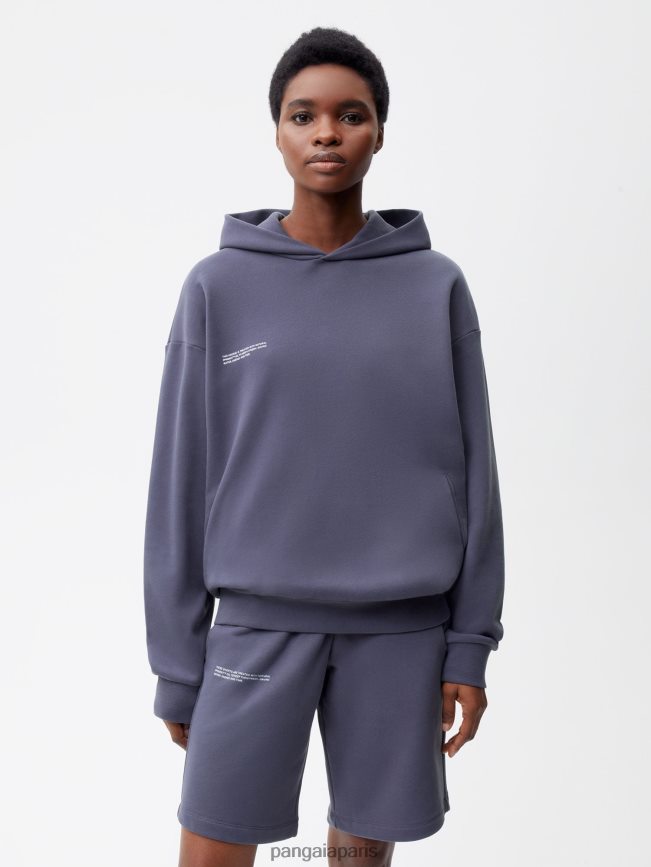 bleu ardoise Pangaia vêtements femmes DH84F070 365 sweat à capuche