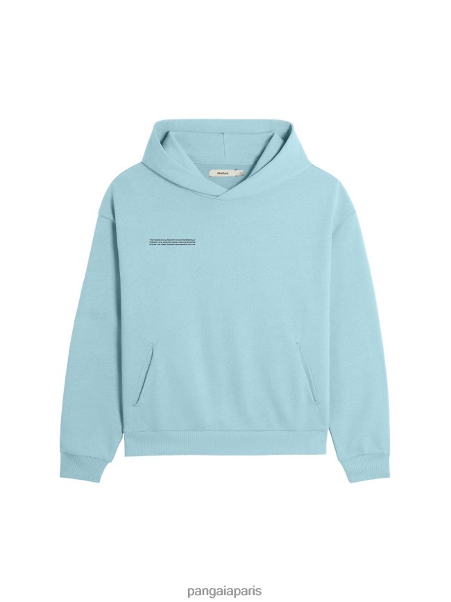 bleu céleste Pangaia vêtements femmes DH84F019 365 sweat à capuche