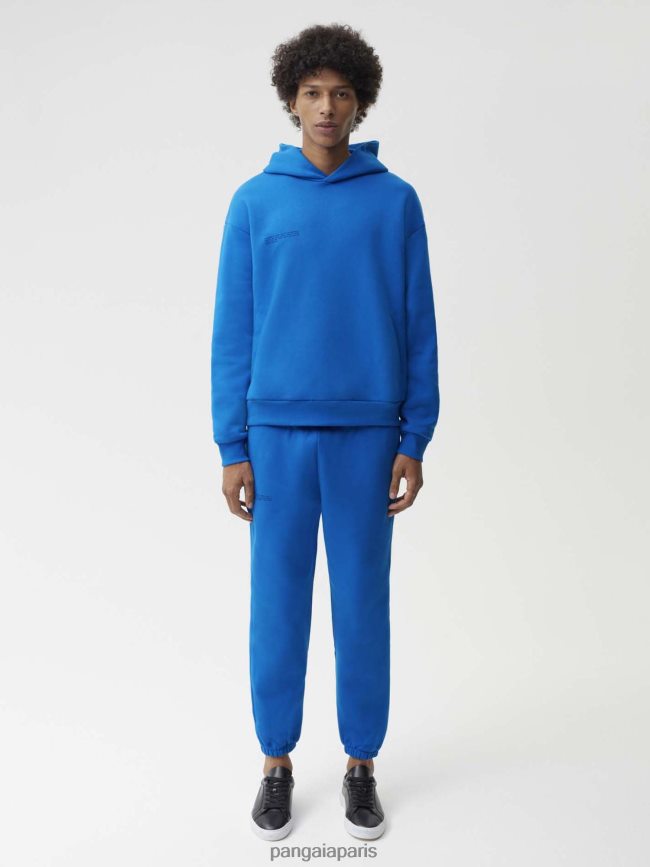 bleu cobalt Pangaia vêtements femmes DH84F043 sweat à capuche signature