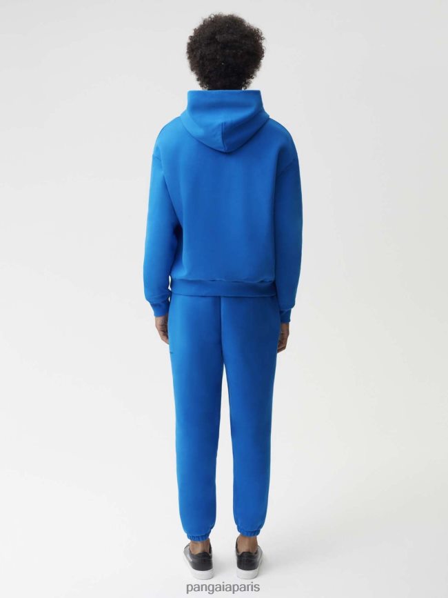 bleu cobalt Pangaia vêtements femmes DH84F043 sweat à capuche signature