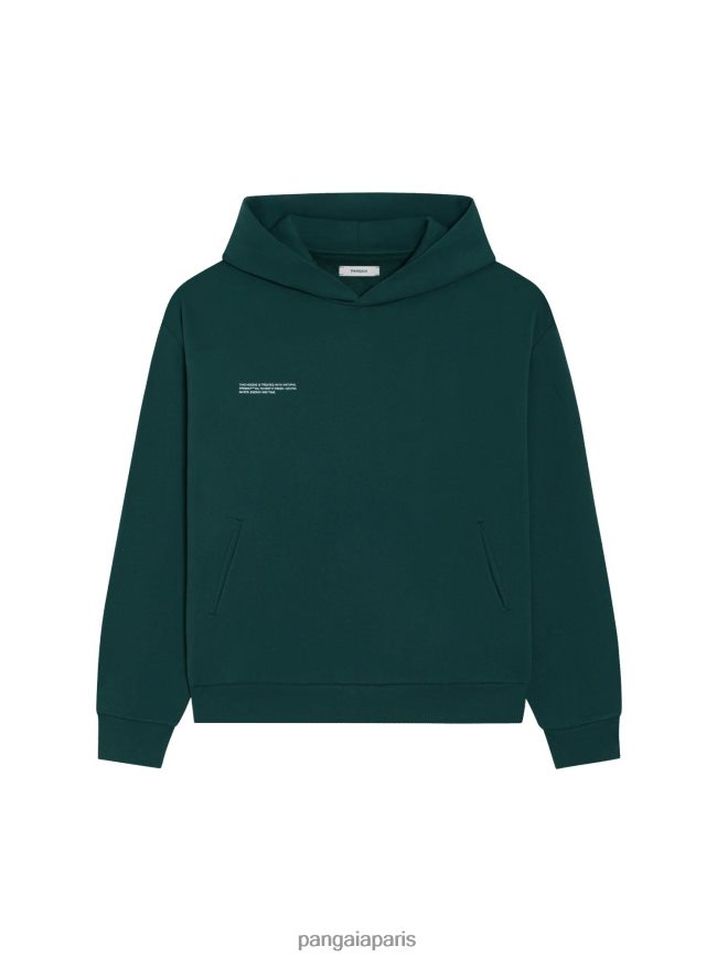feuillage vert Pangaia vêtements femmes DH84F010 365 sweat à capuche