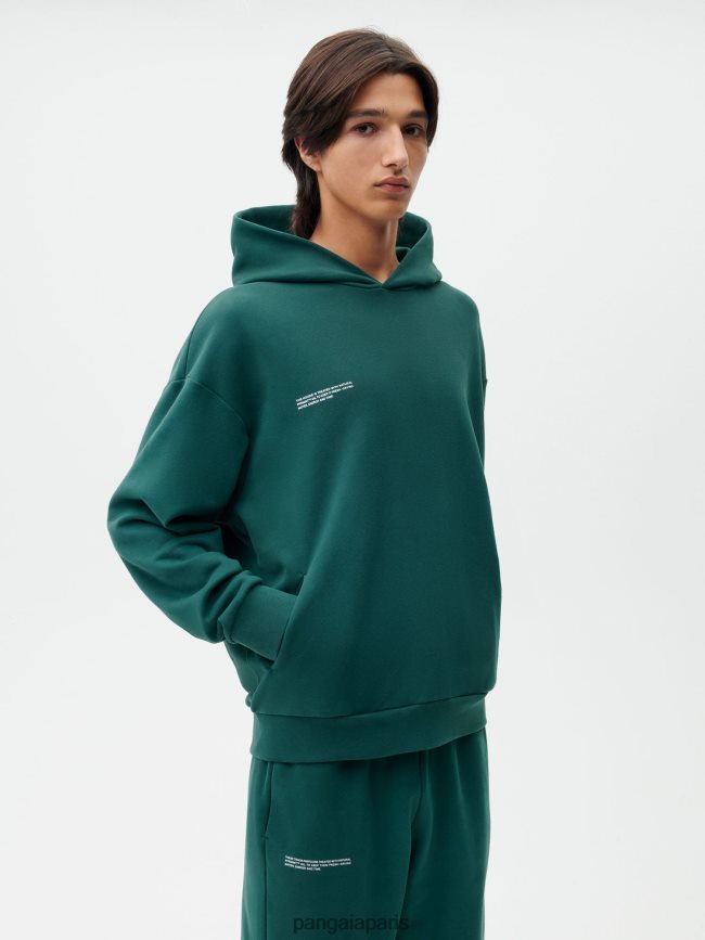 feuillage vert Pangaia vêtements femmes DH84F010 365 sweat à capuche