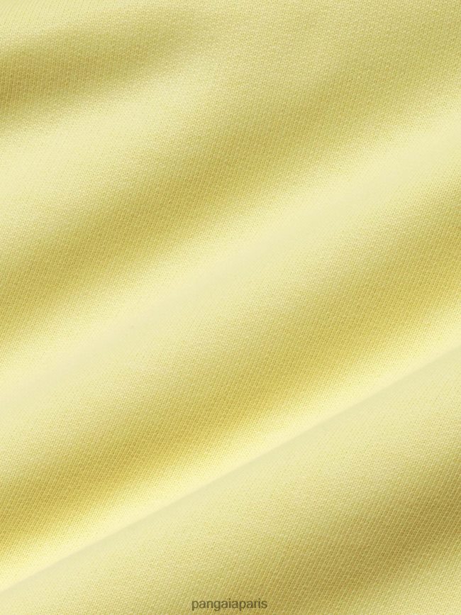 jaune rayon de soleil Pangaia vêtements femmes DH84F065 sweat à capuche en coton converti