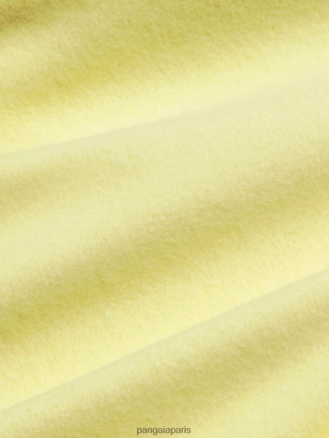 jaune rayon de soleil Pangaia vêtements femmes DH84F065 sweat à capuche en coton converti