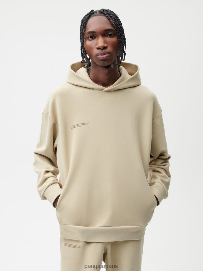 maitake beige Pangaia vêtements femmes DH84F024 365 sweat à capuche - ampli noisette