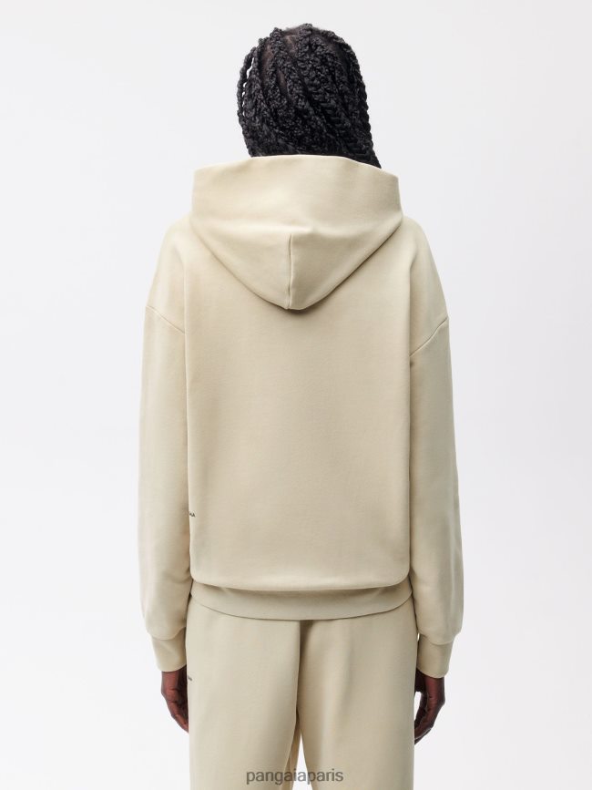 maitake beige Pangaia vêtements femmes DH84F024 365 sweat à capuche - ampli noisette