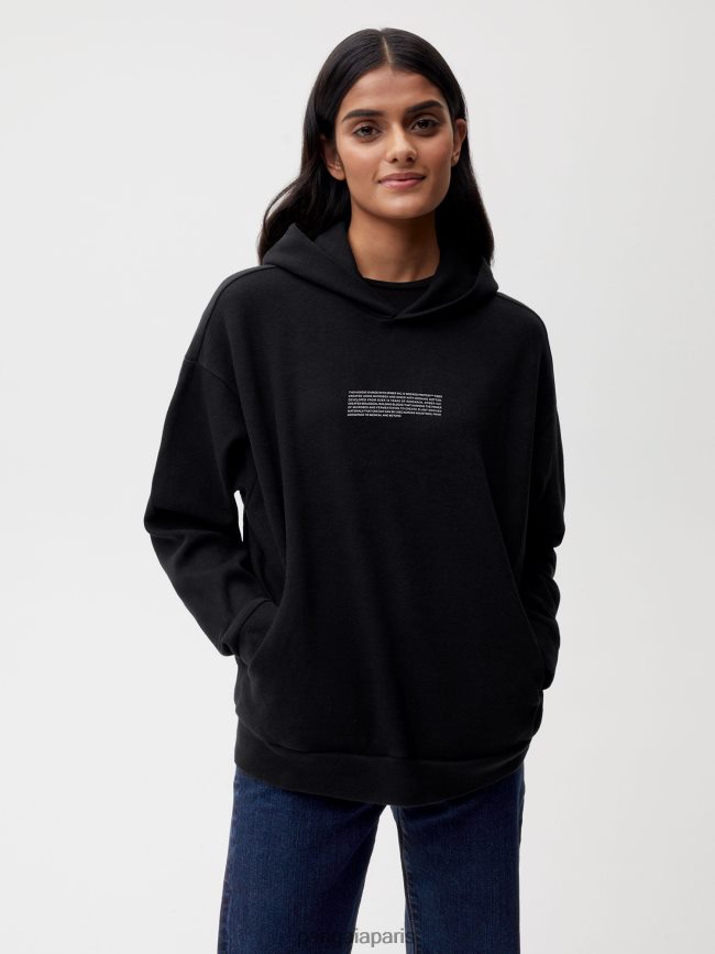noir Pangaia vêtements femmes DH84F013 sweat à capuche lab nxt gen