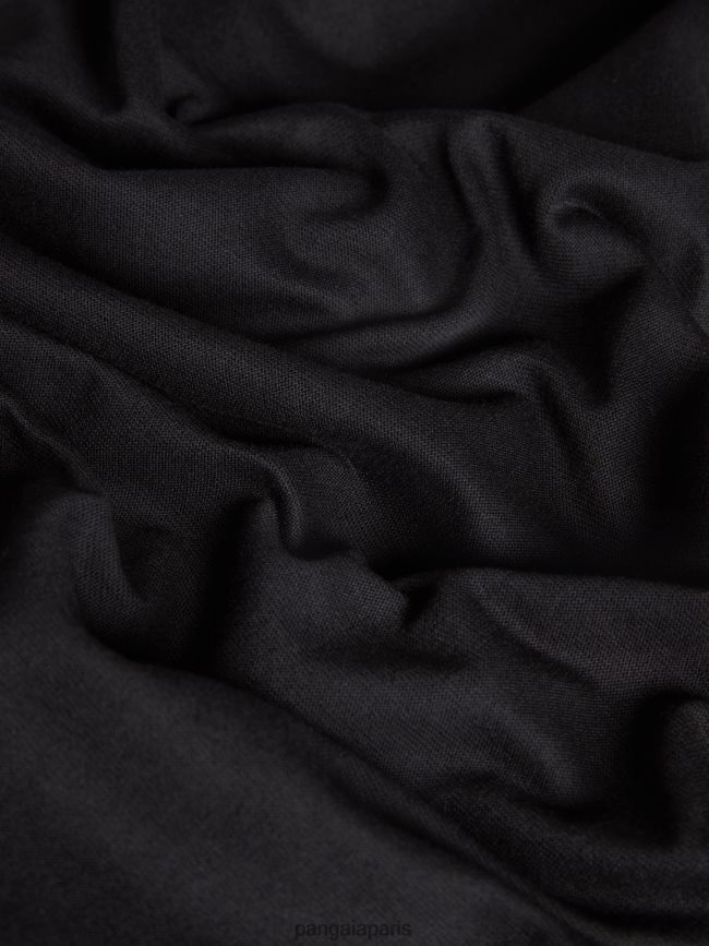 noir Pangaia vêtements femmes DH84F0508 haut d'intérieur en coton biologique avec c-fiber