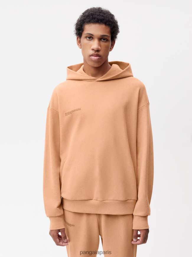 rooïbos rouge Pangaia vêtements femmes DH84F029 sweat à capuche teinté alimentaire