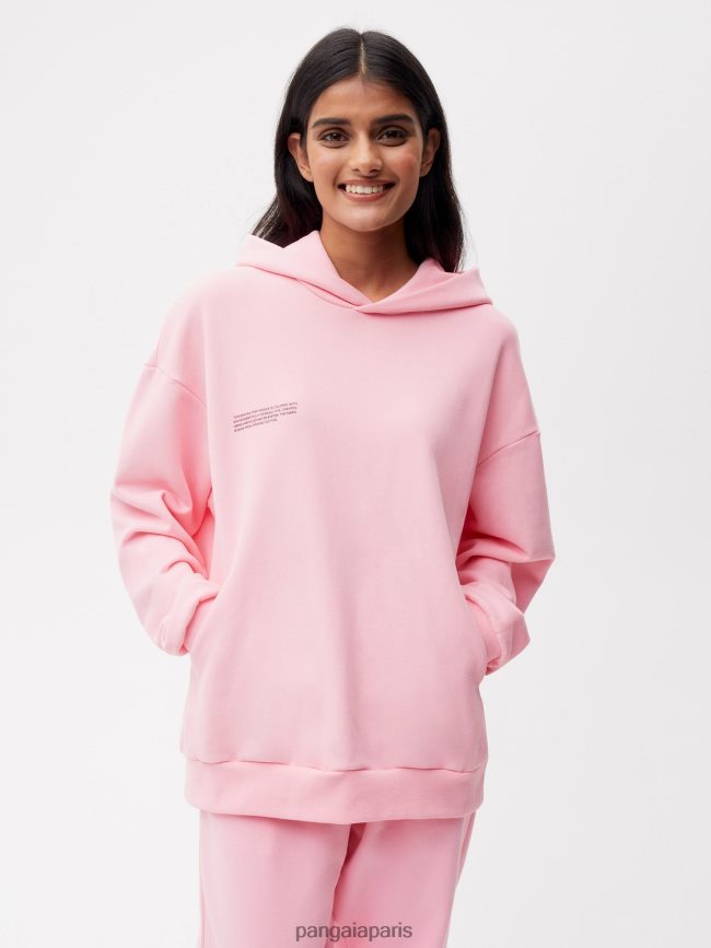 rose sakura Pangaia vêtements femmes DH84F012 365 sweat à capuche