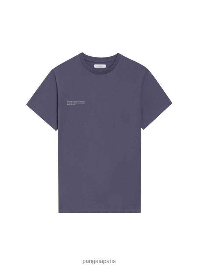 bleu ardoise Pangaia vêtements femmes DH84F0164 pprmint t-shirt en coton bio core
