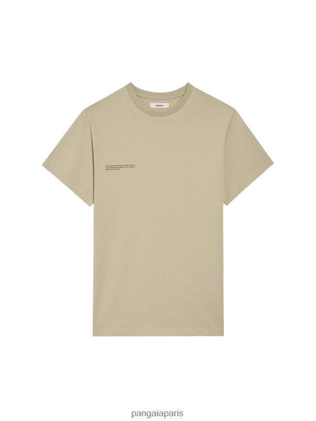 maitake beige Pangaia vêtements femmes DH84F0123 t-shirt - ampli noisette