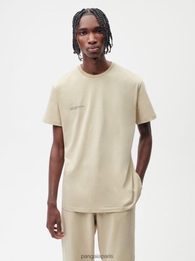 maitake beige Pangaia vêtements femmes DH84F0123 t-shirt - ampli noisette